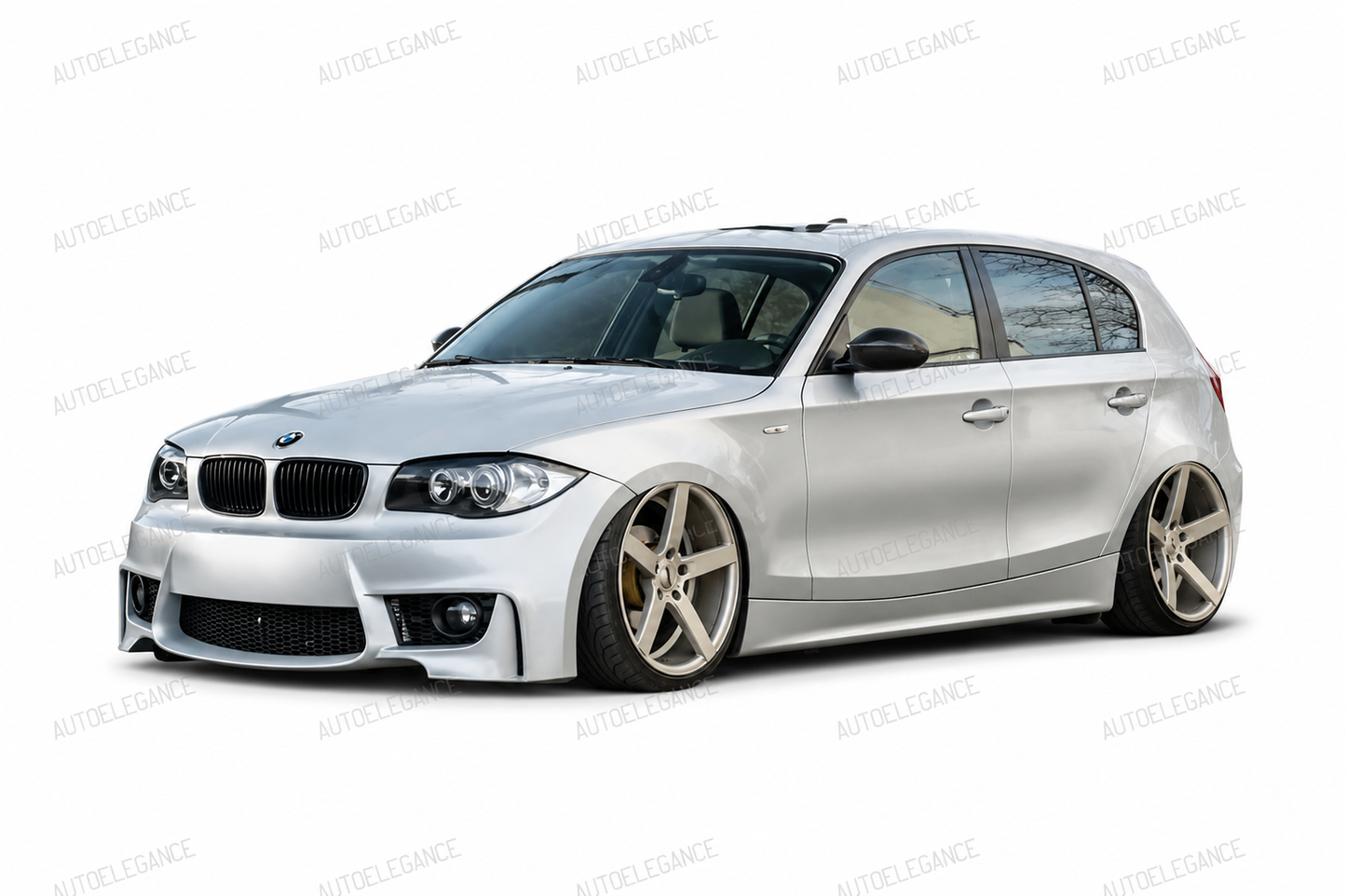 💕ART.3720 Paraurti anteriore 1M Look SRA Bmw 1 E81,E82,E87,E88 PDC💕