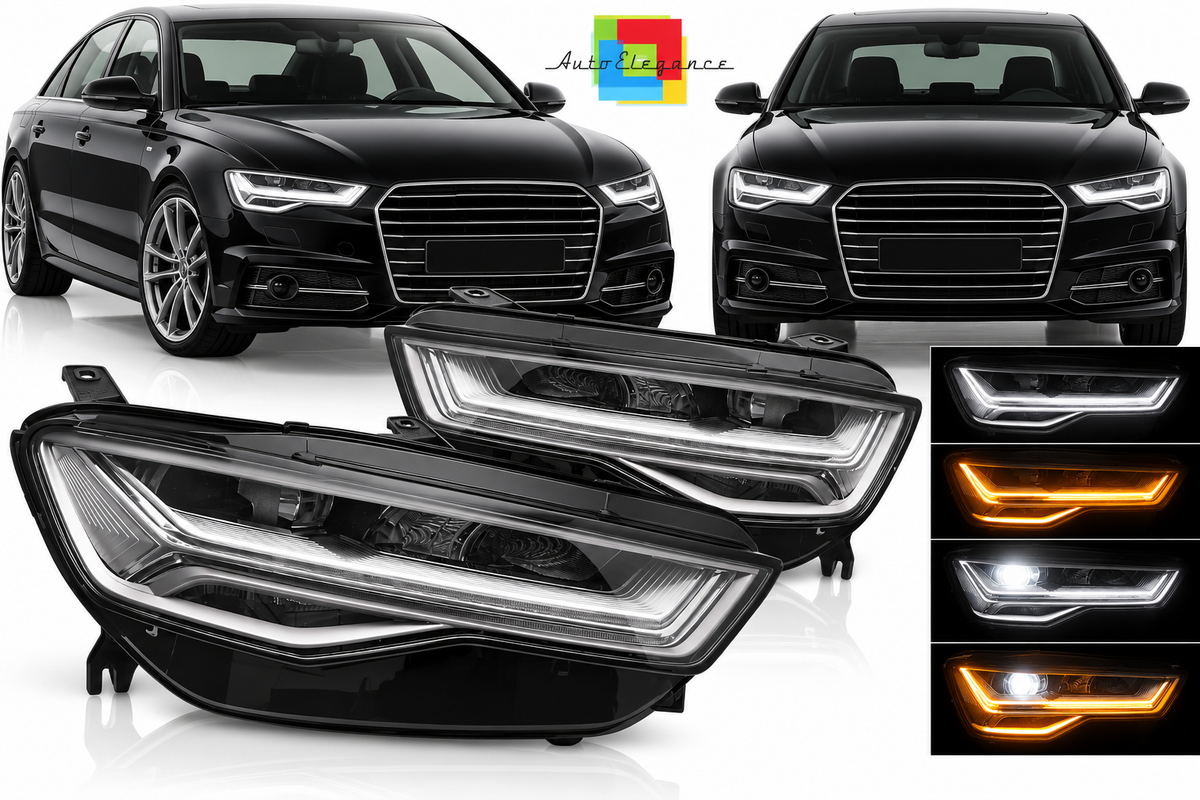 FARI FULL LED DRL ADATTI PER AUDI A6 C7 14-18