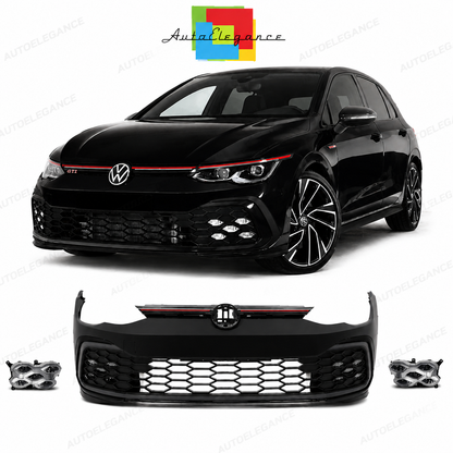💕PARAURTI ANTERIORE VOLKSWAGEN VW GOLF 8 LOOK GTI💕