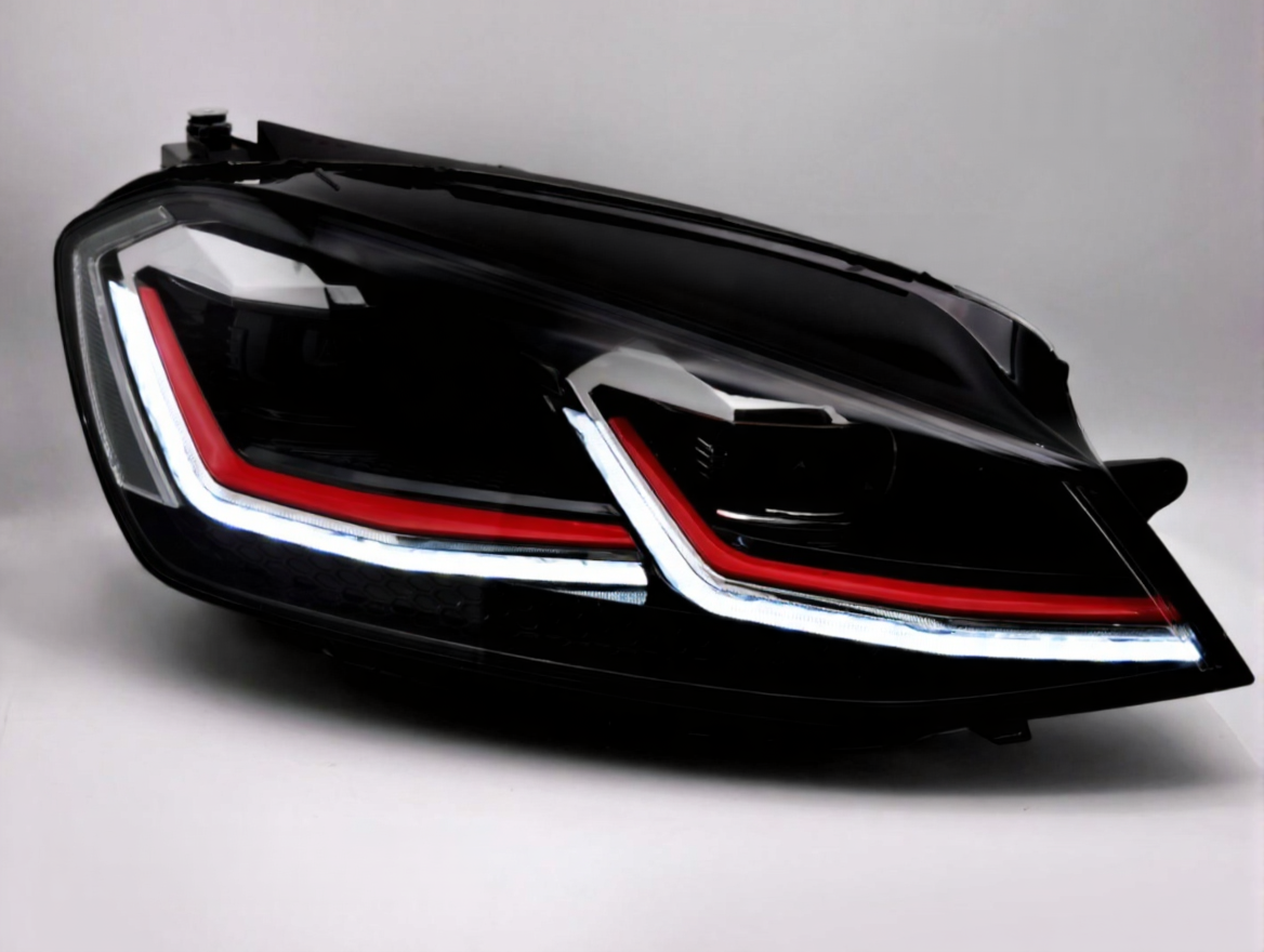 💫ART.4925 Fari Anteriori LED "Red Line" per VW GOLF 7 2012-2017💫