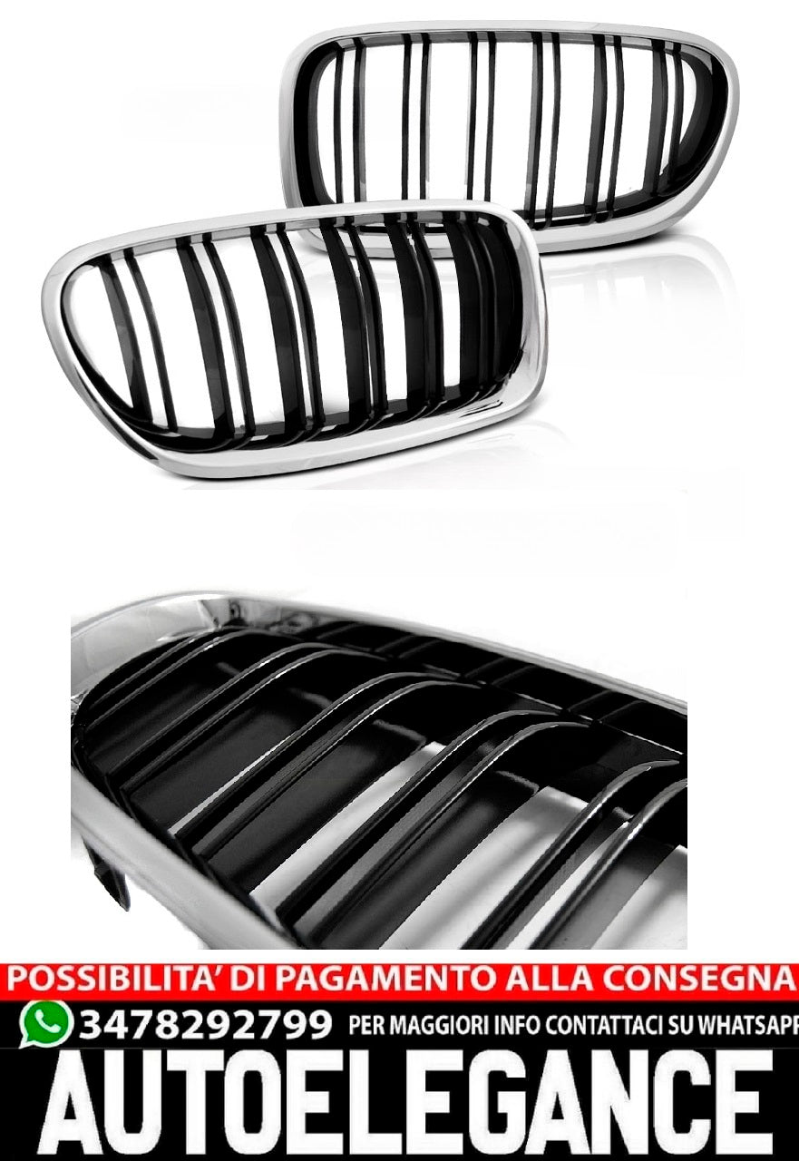 GRIGLIA CROMATA NERO LUCIDO SPORT LOOK ADATTO PER BMW F10 / F11 10-16