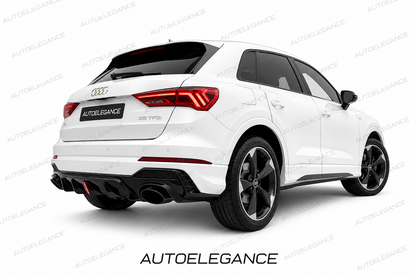 💫Diffusore Posteriore adatto per Audi Q3 SUV 2018-2022 Sline Look RSQ3 SUV💫
