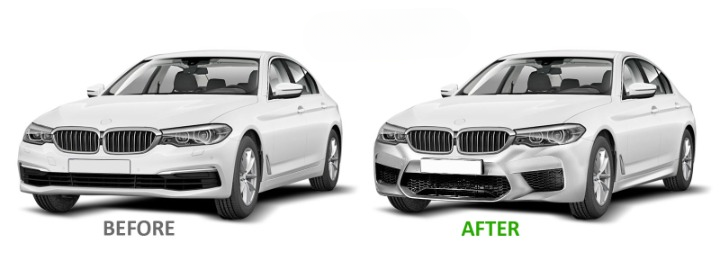 💫ART.7732 Paraurti Anteriore M5 STYLE per BMW G30 G31 2017-2020💫