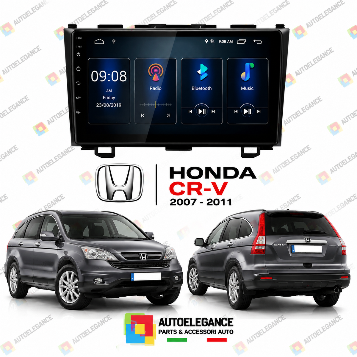 RADIO GPS ANDROID 11 ADATTO PER HONDA CRV CR-V 07-11
