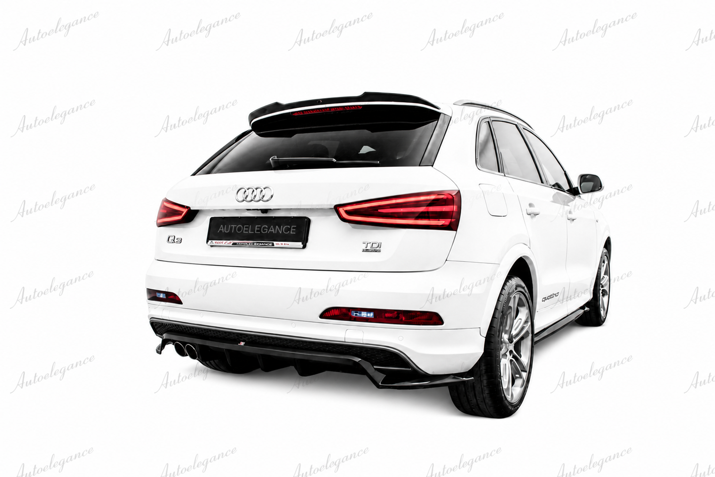 🔥ART.9765 SPLITTER POSTERIORE (CON BARRE VERTICALI) PER AUDI Q3 S-LINE 8U🔥