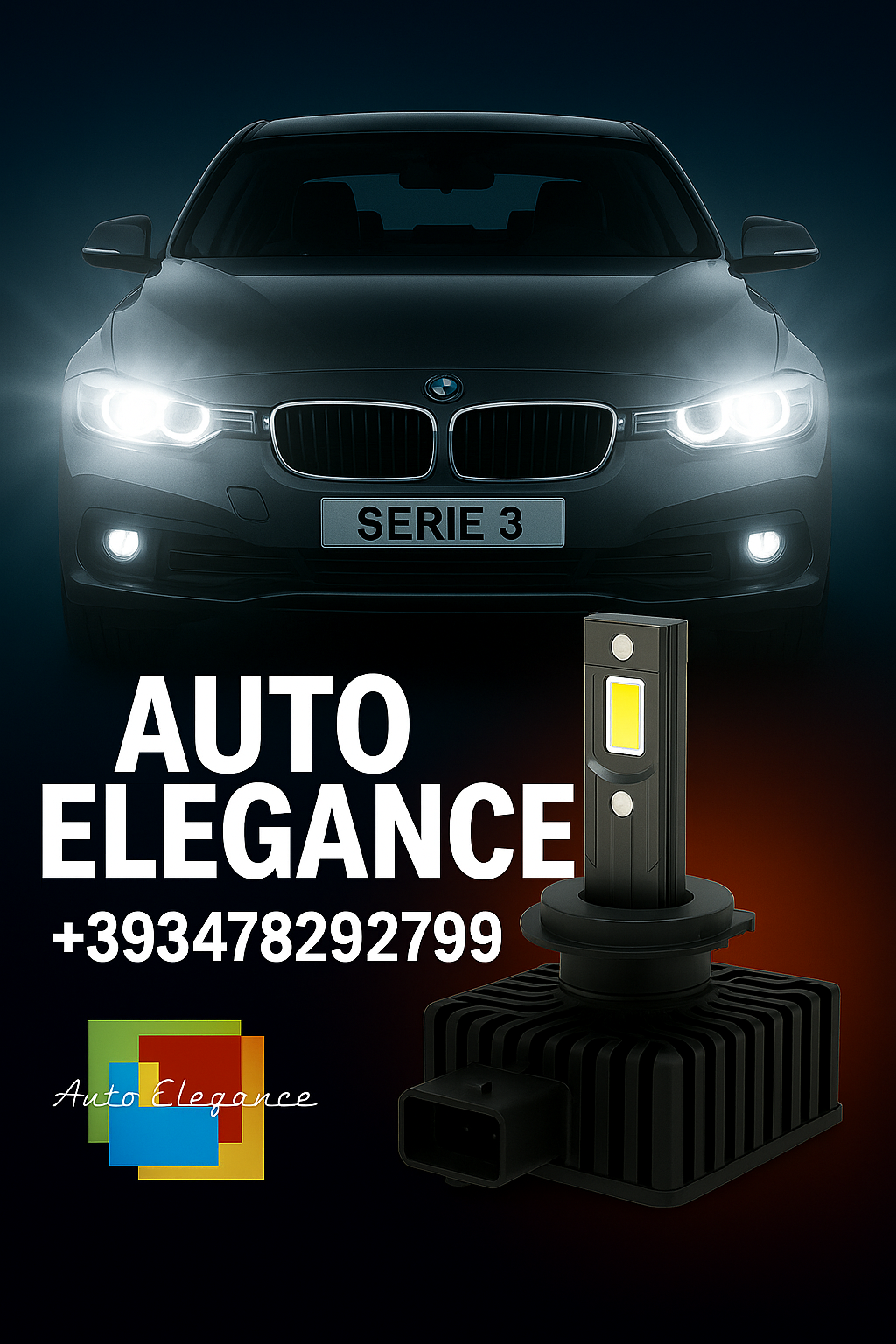 💕COPPIA LAMPADE D1S LED DA XENON A LED PER  BMW SERIE 3 E90 E91💕