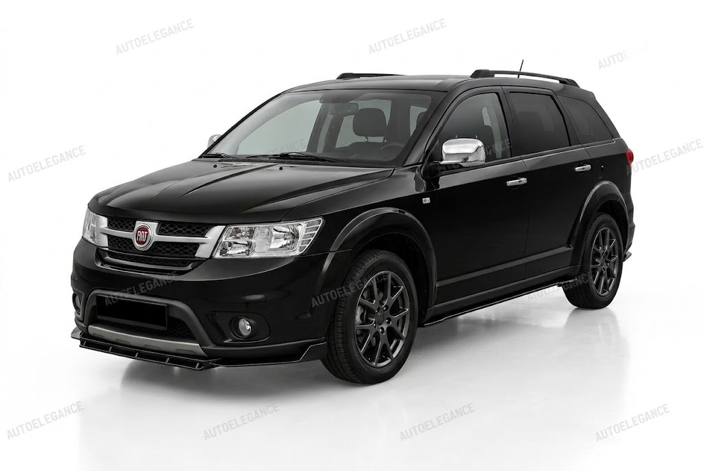 FIAT FREEMONT FRONT BUMPER SPLITTER GLOSSY BLACK RS LOOK