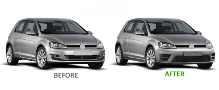 ART.5375 PARAURTI ANTERIORI VW GOLF 7 13-17