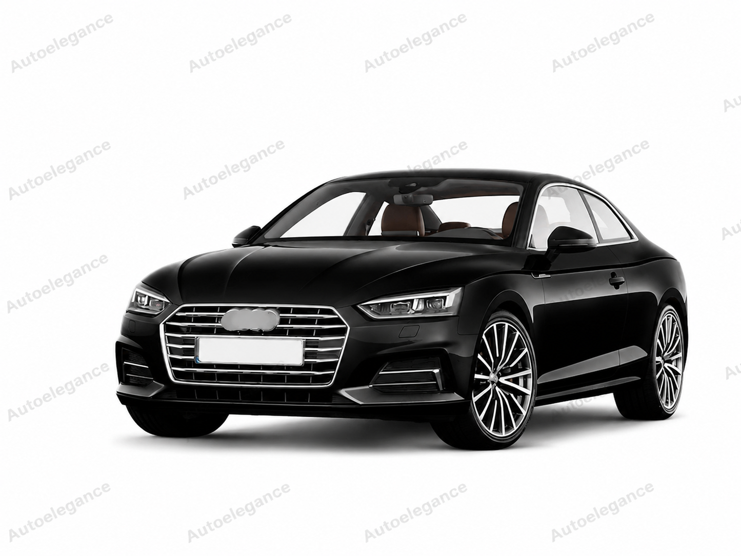 🔥ART.1944 GRIGLIA ADATTO PER AUDI A5 F5 15-19 LOOK S5 NERA PROFILI CROMATI🔥