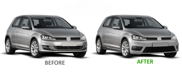 ART.5377 PARAURTI  ANTERIORI  VW GOLF 7 13-17