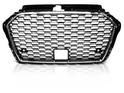 BLACK CHROME SPORT GRILLE SUITABLE FOR AUDI A3 (8V) 17-