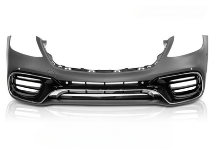 💫ART.7477 Paraurti Anteriore Sportivo per Mercedes Benz Classe S W222 18-20💫