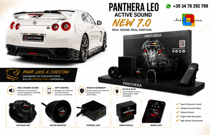 💕ART.2672 PANTHERA Soundsystem Booster 7.0 - Nissan GTR R35 Facelift💕