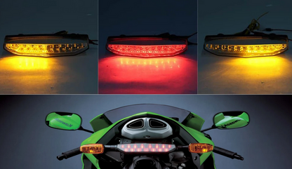 💕ART.7913 Frecce LED con luce stop posteriore  Kawasaki Ninja ZX-6R ZX6R 2007💕