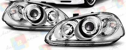 ART.11112  FARI  ANTERIORI ADATTO PER HONDA CIVIC 09.95-02.99  LED