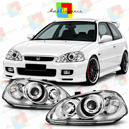 ART.11112  FARI  ANTERIORI ADATTO PER HONDA CIVIC 09.95-02.99  LED