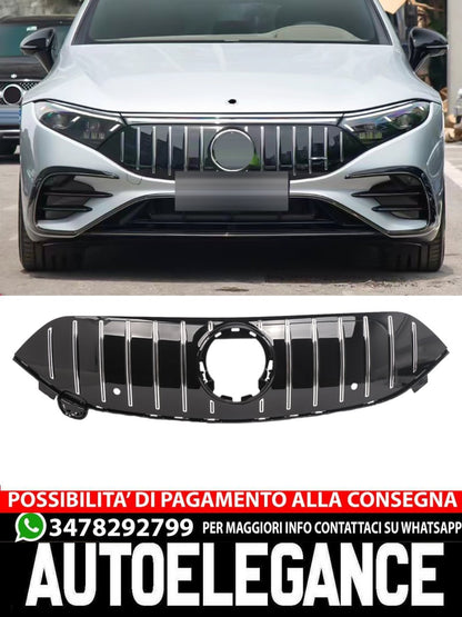 Griglia radiatore adatta per Mercedes EQS W297 V297 cromato lucido nero