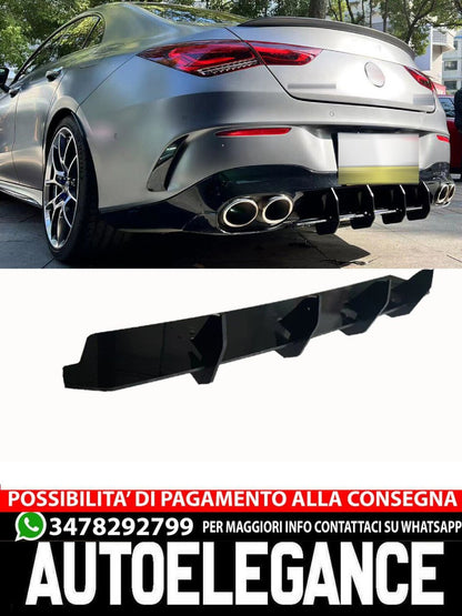 Diffusore attacco posteriore grembiule posteriore adatto per Mercedes CLA C118 Coupe A35 A45 S