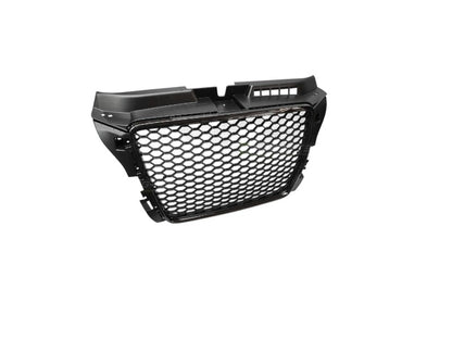 😍ART.5711 GRIGLIA SPORTIVA NERA LUCIDA ADATTO PER AUDI A3 8P 08-12😍