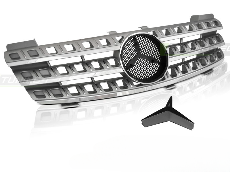 GRIGLIA SPORT SILVER CHROME ADATTO PER  MERCEDES W164 05-08