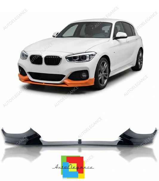 👉Spoiler anteriore nero lucido adatto per BMW Serie 1 F20 F21 2015-2019👈