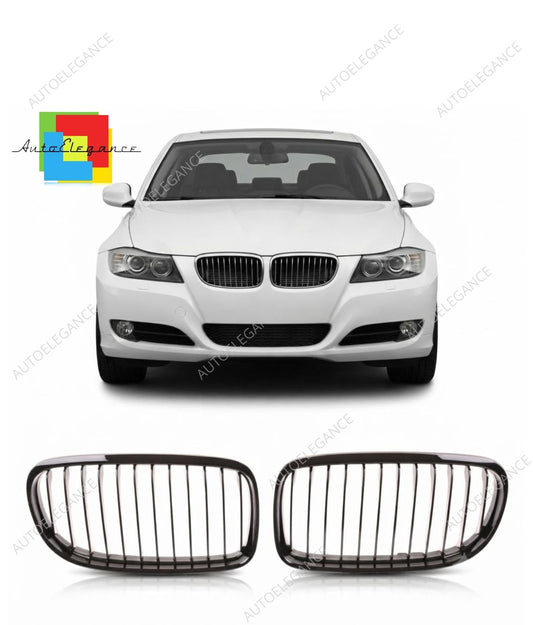 👉Griglia anteriore lucida nera adatta per BMW Serie 3 E90 E91 2008-2011👈