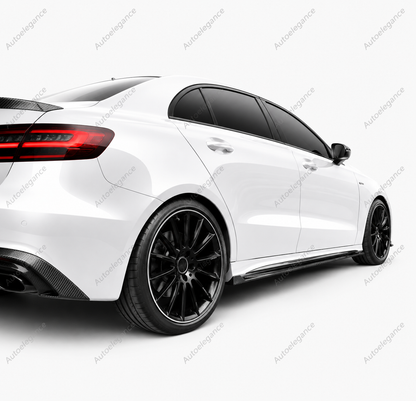 🔥MINIGONNE LATERALI CLASSE A W177 CLA 200 HATCHBACK AMG LINE FIBER CARBONI🔥