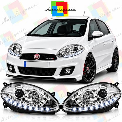 ART.11157  FARI ANTERIORI ADATTO  PER FIAT BRAVO II 07-15
