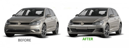 💥ART.3789 PARAURTI ANTERIORE SPORT adato per VW GOLF 7 17-19 LOOK GTI💥