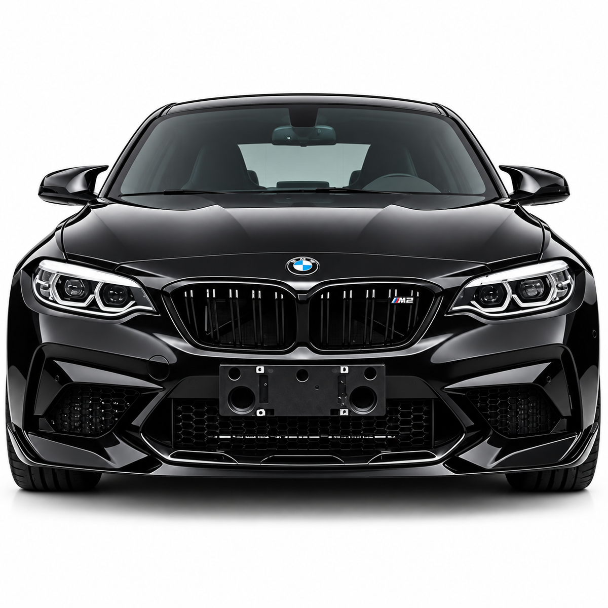 👉Splitter M Performance adatto per BMW M2 (F87) 15-21 Nero lucido👈