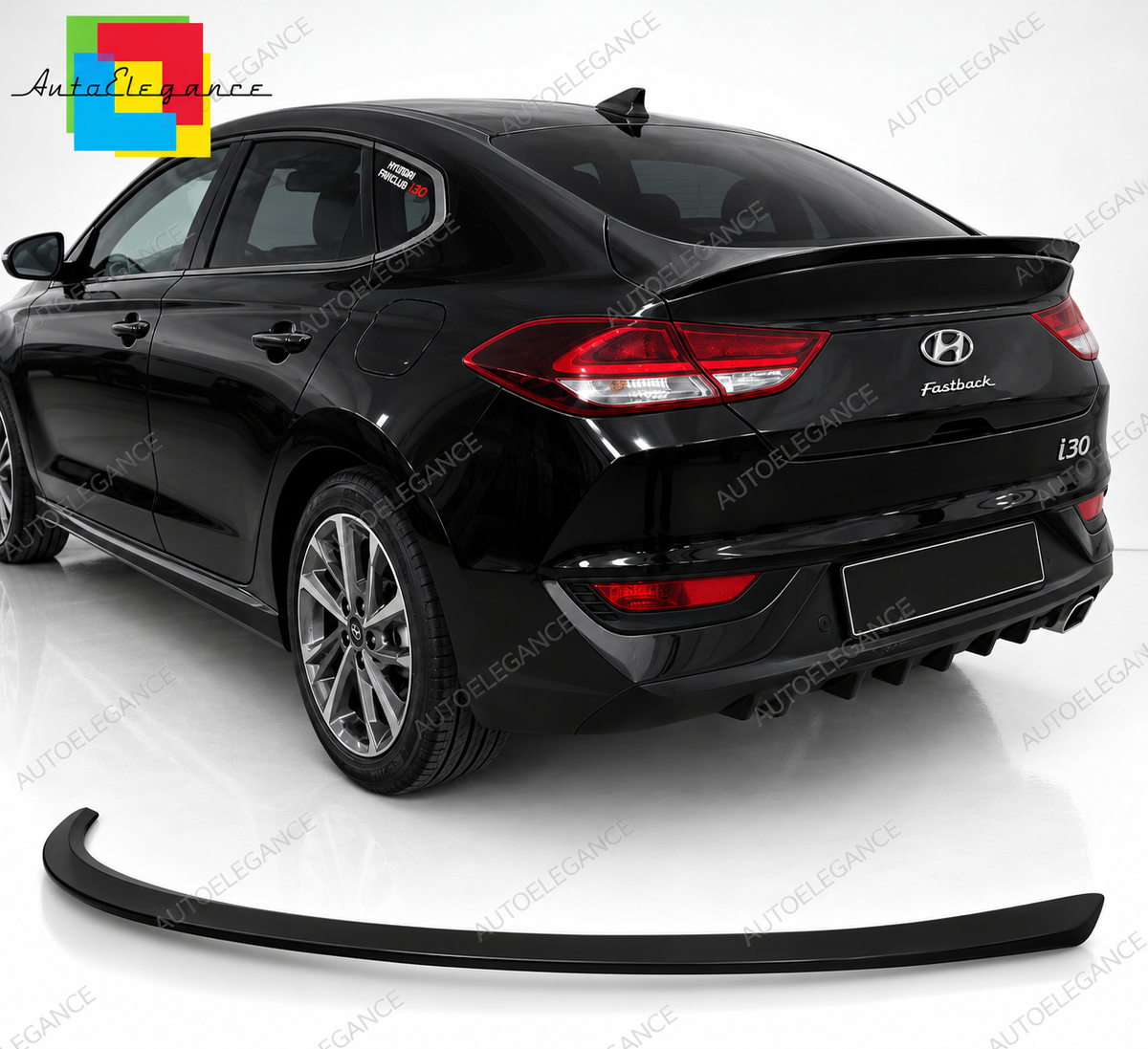 👉SPOILER BAGAGLIAIO HYUNDAI I30 MK3 FASTBACK 2016+ DA VERNICIARE👈
