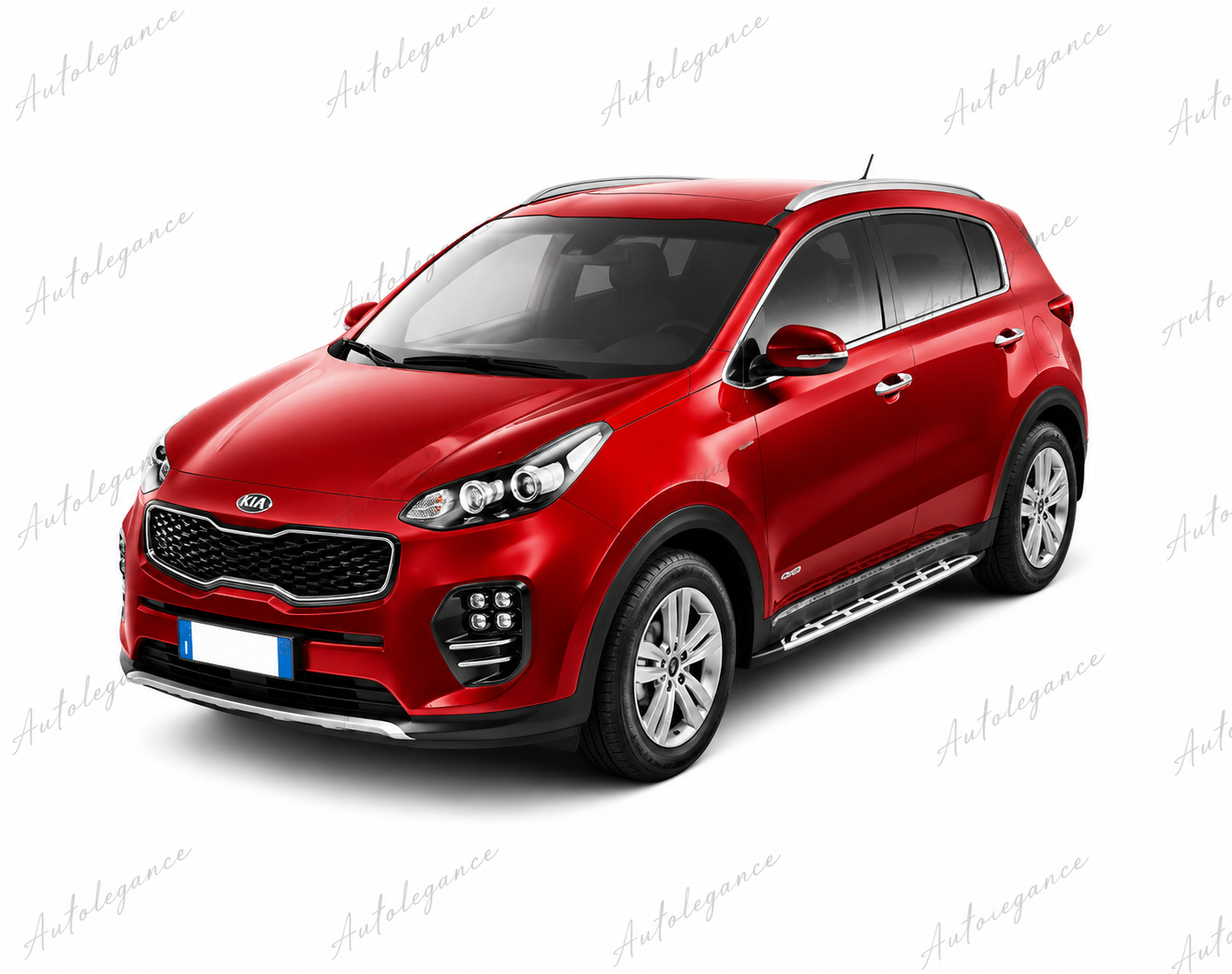 🔥ART.0847 PEDANE LATERALI KIA SPORTAGE QL 15-21 SOTTO PORTA ALLUNINIO E PVC🔥