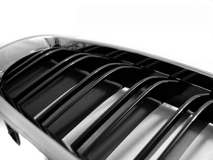 GRIGLIA CROMATA NERO LUCIDO SPORT LOOK ADATTO PER BMW F10 / F11 10-16