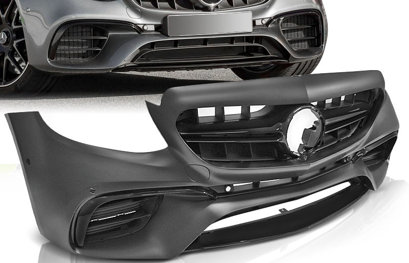 💥ART.3790 PARAURTI ANTERIORE SPORT adatto per MERCEDES W213 16-19 LOOK AMG💥