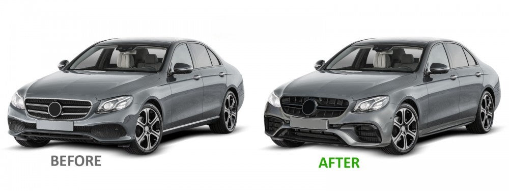 💥ART.3790 PARAURTI ANTERIORE SPORT adatto per MERCEDES W213 16-19 LOOK AMG💥