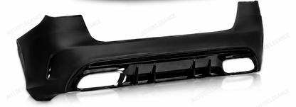 💕PARAURTI POSTERIORE MERCEDES CLASSE C W205 5P 19- LOOK AMG C63💕
