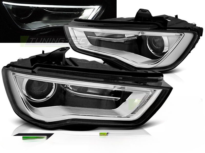 TUBO FARI DRL NERO per AUDI A3 8V 12-16