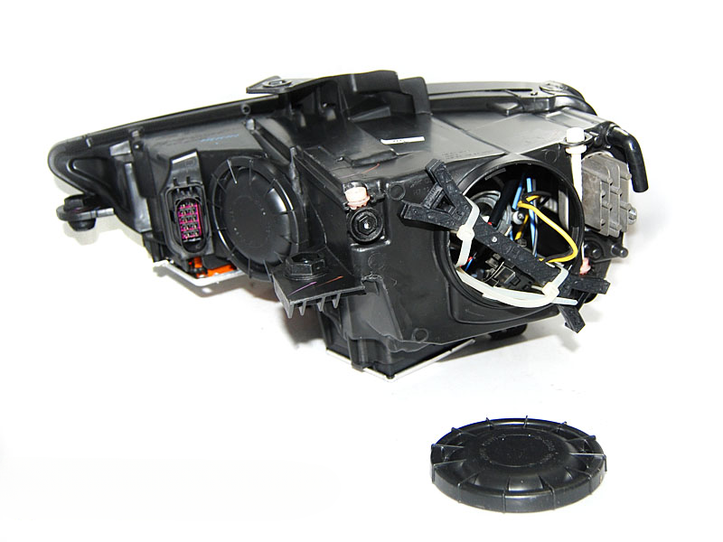 TUBO FARI DRL NERO per AUDI A3 8V 12-16
