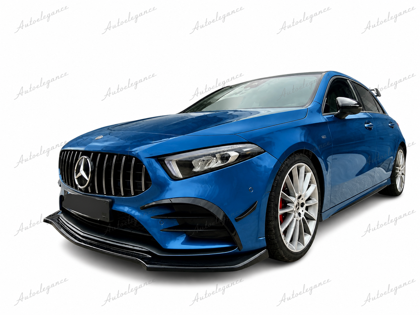 🔥ART.0066 SPLITTER ANTERIORE AMG ADATTO PER MERCEDES A W177 A35🔥