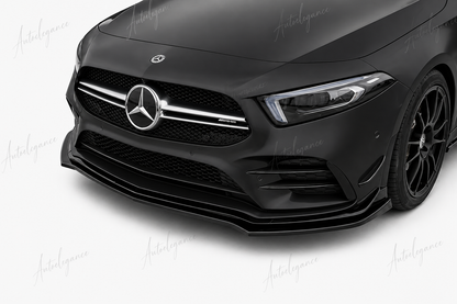 🔥ART.0066 SPLITTER ADATTO PER MERCEDES CLASSE A W177 AMG NERO LUCIDO🔥