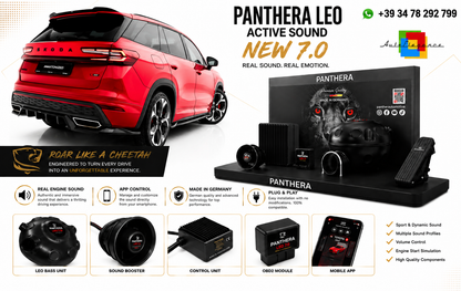 💕ART.2672 PANTHERA Soundsystem Booster 7.0-Skoda Kodiaq RS Mk2💕