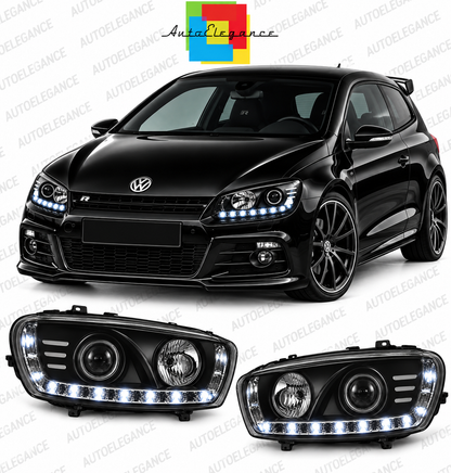 ART.10845 FARI ANTERIORI ADATTO PER VW SCIROCCO 08-04.14