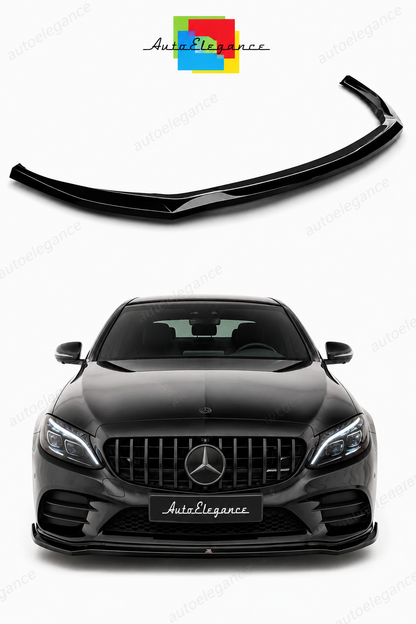 💕Splitter  adatto per Mercedes Classe C AMG Line  nero lucido 💕