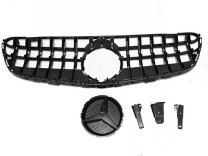 GLOSS BLACK SPORT GRILLE SUITABLE FOR MERCEDES GLC W253 15-18