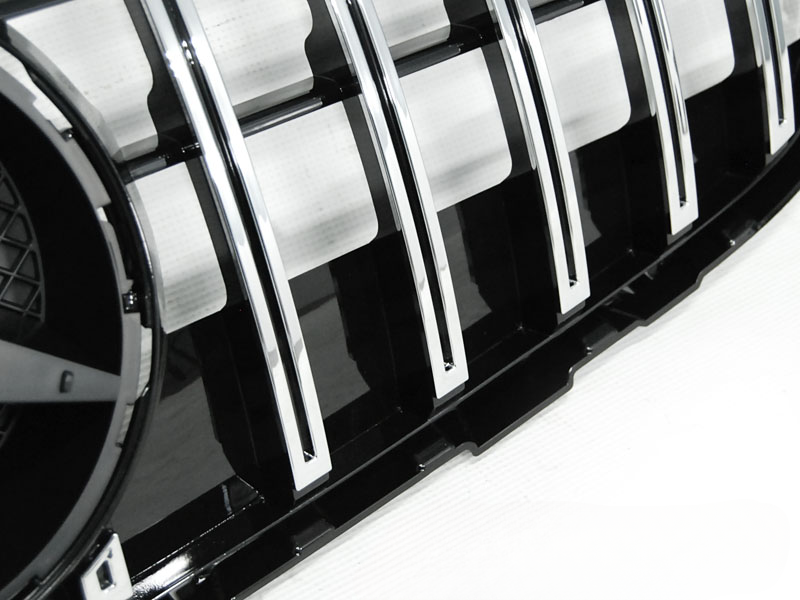 GRIGLIA SPORT NERO LUCIDO CROMATA ADATTA PER MERCEDES GLC W253 15-18