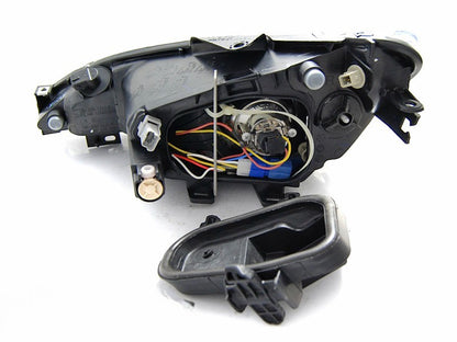 😎FARI ANTERIORI ANGEL EYES LED CROMATO ADATTO PER PEUGEOT 206😎