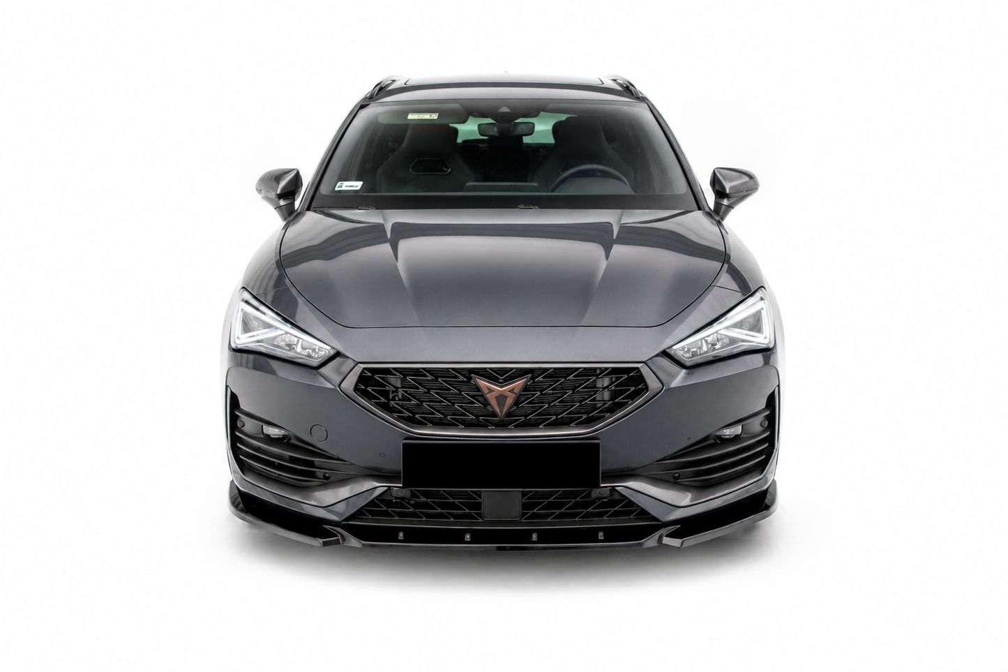 👉ART. 0876 SPLITTER CUPRA LEON 2020+ NERO LUCIDO👈