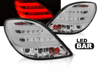 😎FARI POSTERIORI BARRA LED CROMATO ADATTO PER PEUGEOT 207 3D/5D 05.06-06.09😎