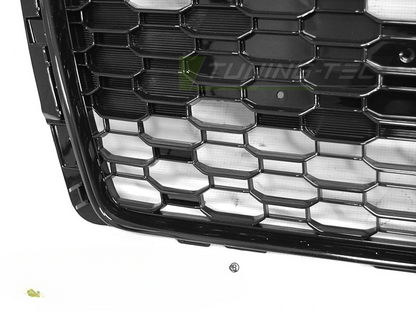 GRIGLIA SPORT NERO LUCIDO PDC ADATTO PER AUDI A4 B9 15-19