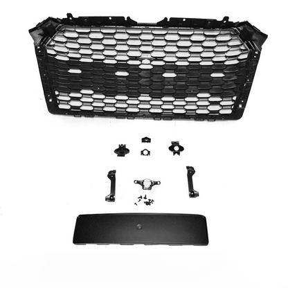 GRIGLIA SPORT NERO LUCIDO PDC ADATTO PER AUDI A4 B9 15-19